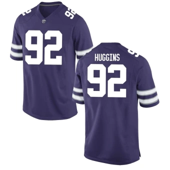 Men's Kansas State Wildcats Eli Huggins Football Jersey - Game Purple