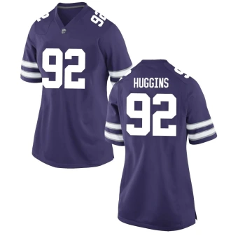 Women's Kansas State Wildcats Eli Huggins Football Jersey - Game Purple